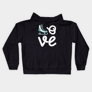 Figure Skating Love - Ice Skating Gift Kids Hoodie